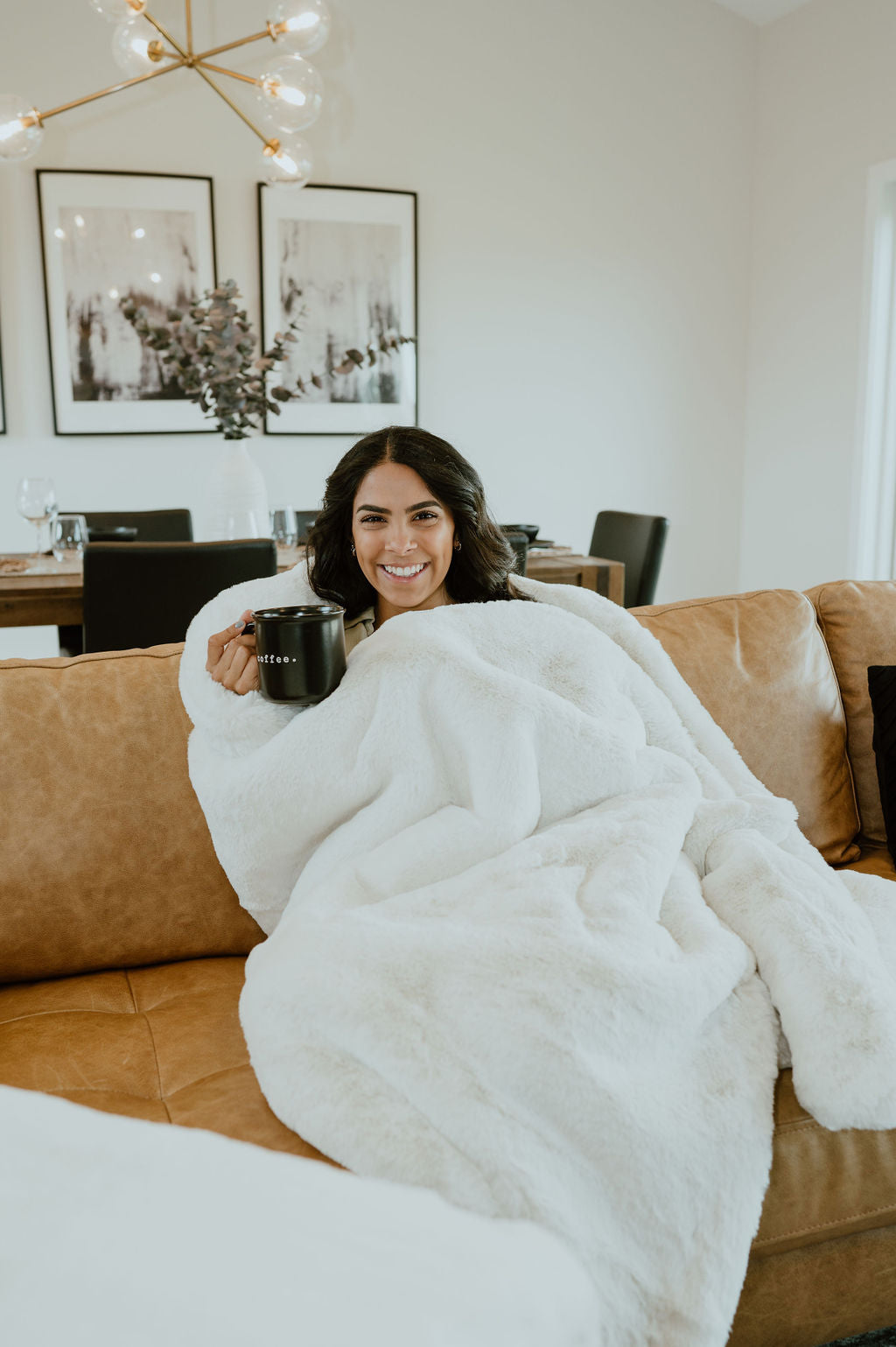 Double Sided Faux Fur Blankets - Simply Neutral Home