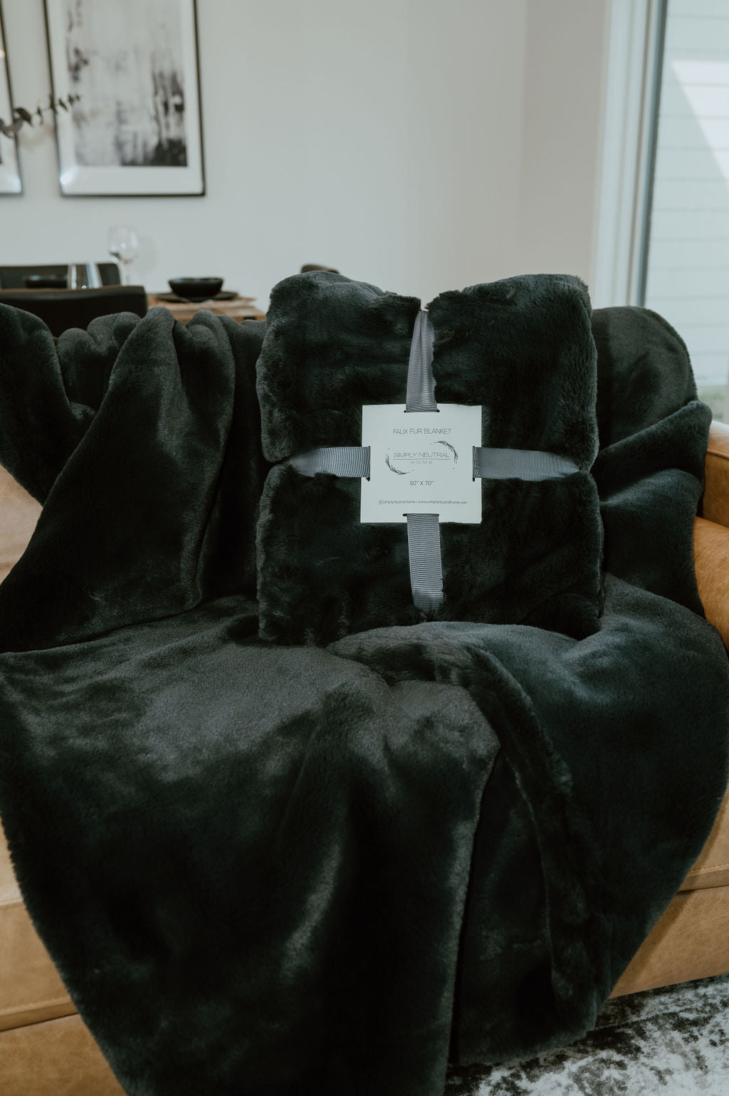 Double sided faux online fur blanket